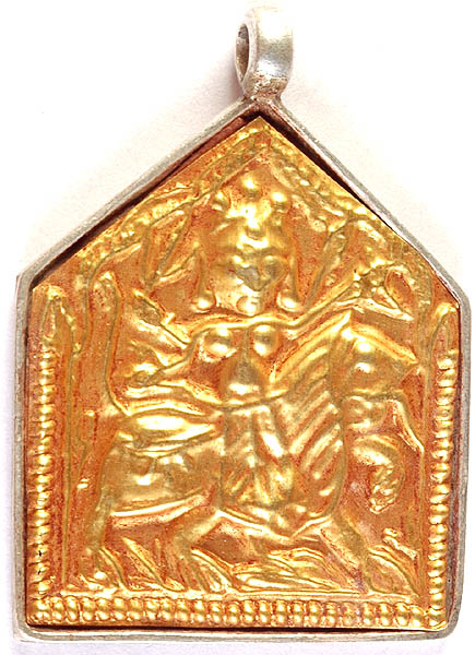 Tribal Goddess Durga Pendant
