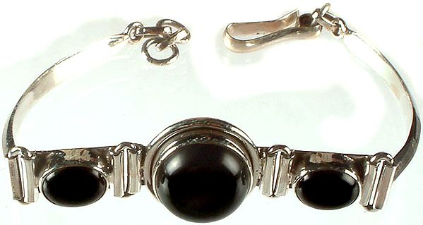 Triple Black Onyx Bracelet