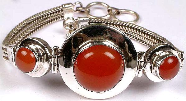 Triple Carnelian Bracelet