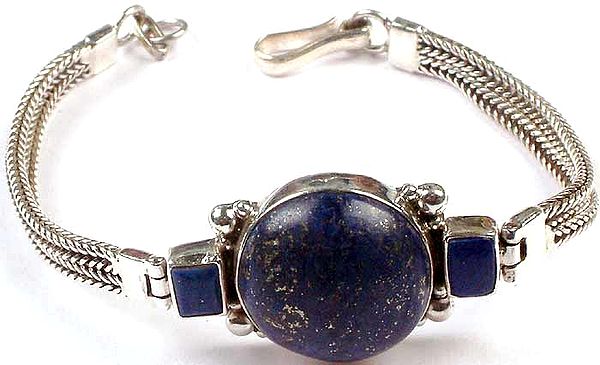 Triple Lapis Lazuli Bracelet