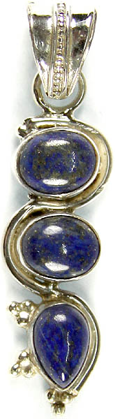 Triple Lapis Lazuli Pendant
