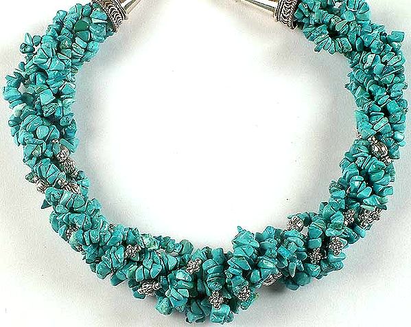 Turquoise Chips Necklace