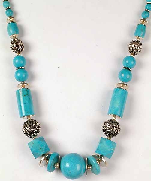 Turquoise Necklace from Rajasthan