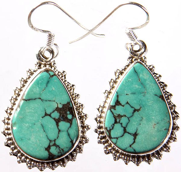 Turquoise Teardrop Earrings