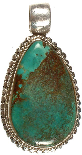 Turquoise Teardrop Pendant