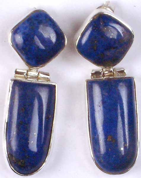 Twin Lapis Lazuli Earrings