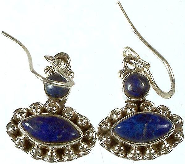 Twin Lapis Lazuli Earrings