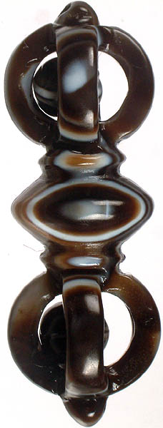 Vajra Carved Onyx Bead (Price Per Piece)