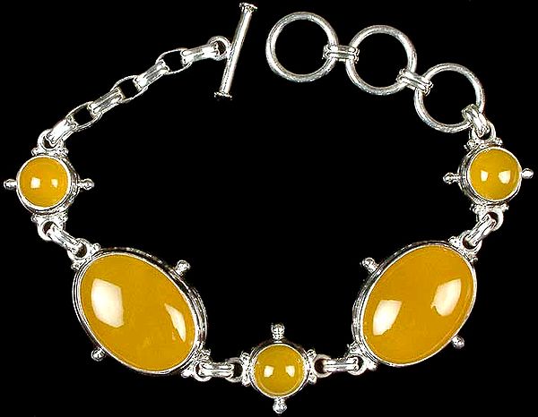 Yellow Chalcedony Bracelet