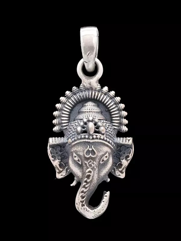 Lord Ganesha Sterling Silver Pendant