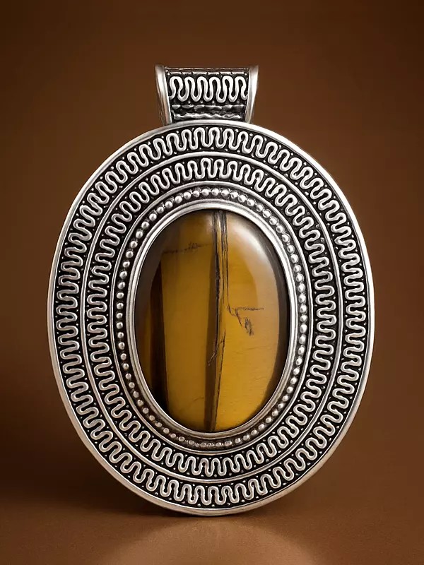Tiger Eye Large Pendant