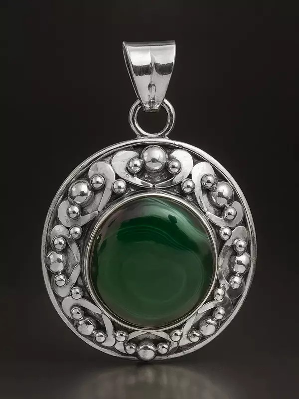 Malachite Round Pendant