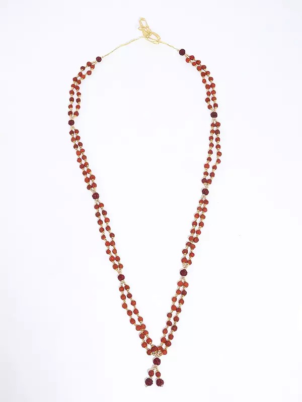 Long Rudraksha Mala | Spiritual Jewelry