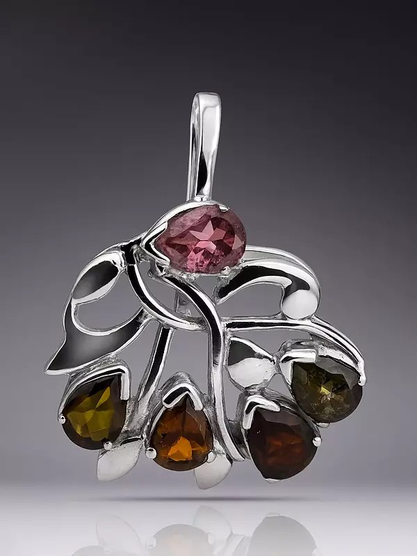 Faceted Tourmaline Pendant