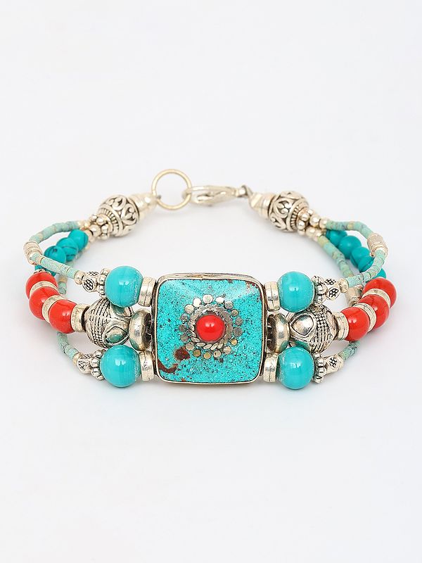 Tibetan Style Bracelet Beaded Bracelet