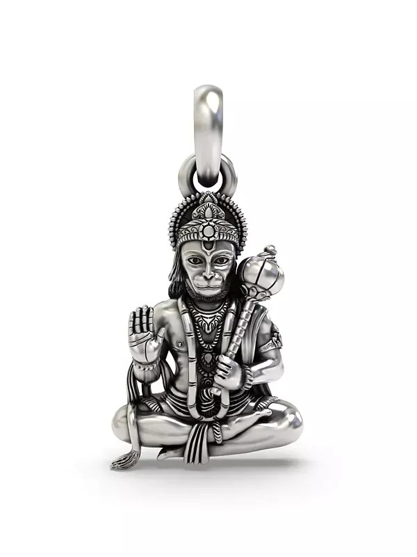 Blessing Lord Hanuman Pendant