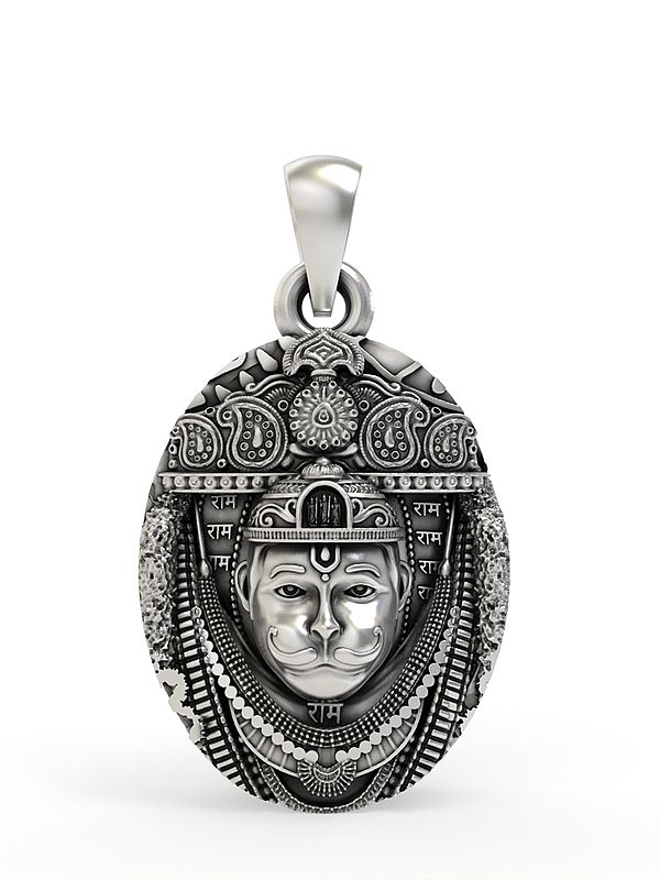 Bhurakhiya Hanuman Dada Face Pendant