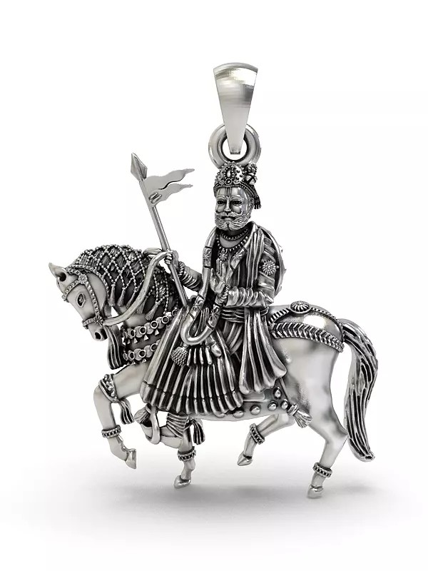 Ramdev Pir Baba Sterling Silver Pendant