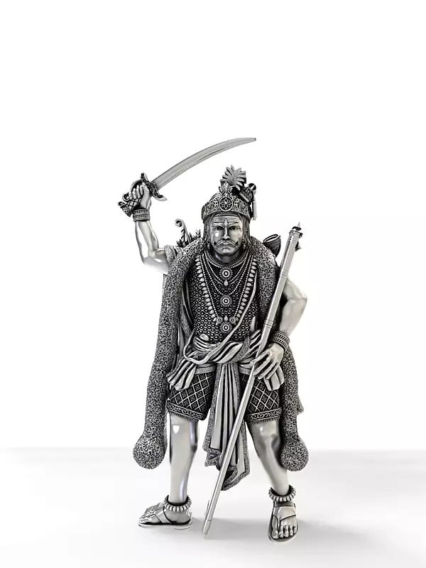 Madurai Veeran Tamil Hindu Folk Deity Pendant