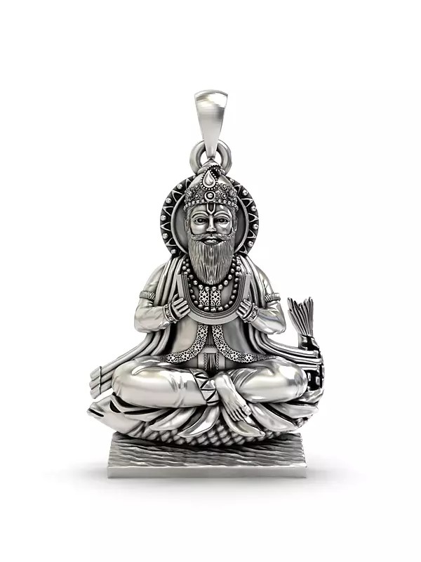 Bhagwan Jhulelal Sterling Silver Pendant