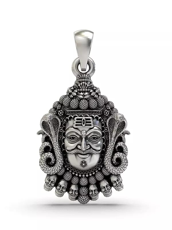 Sterling Silver Mahakal Pendant