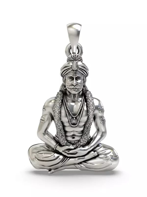 South Indian Deity Muneshwara Swamy Pendant