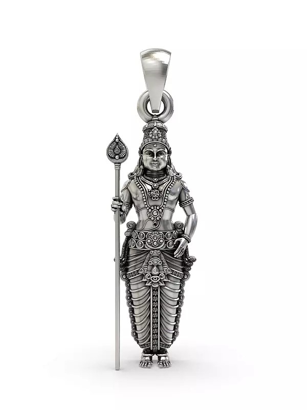 Lord Kartikeya - God of Victory and War Pendant