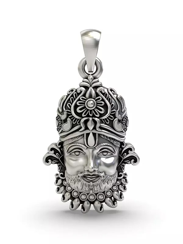 Sterling Silver Khatu Shyam Pendant