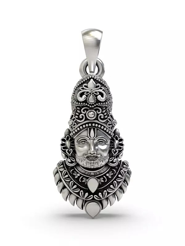 Sterling Silver Khatu Shyam Pendant