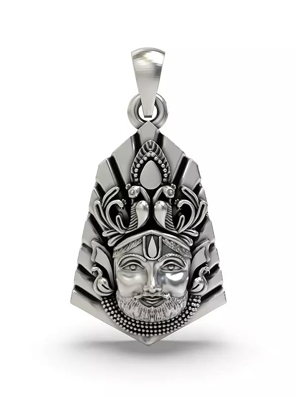 Sterling Silver Khatu Shyam Pendant