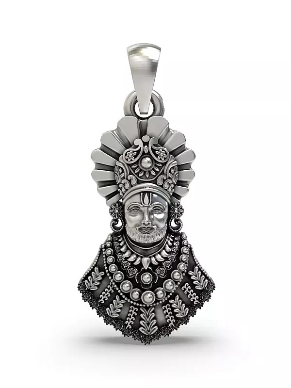 Khatu Shyam Baba Sterling Silver Pendant