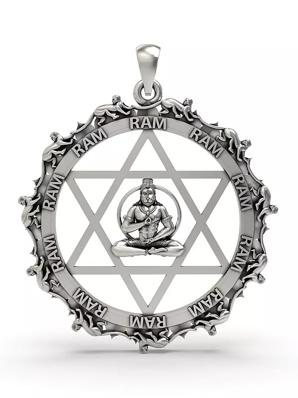 Sri Yantrodharaka Hanuman Pendant