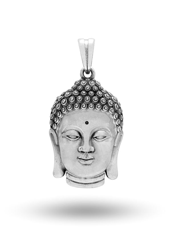 Antique Finish Gautam Buddha Face Pendant