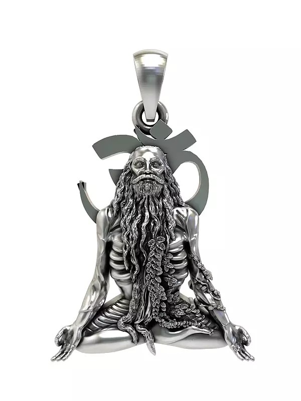 Guru Shri Siddhanath (Jai Girnari) Sterling Silver Pendant