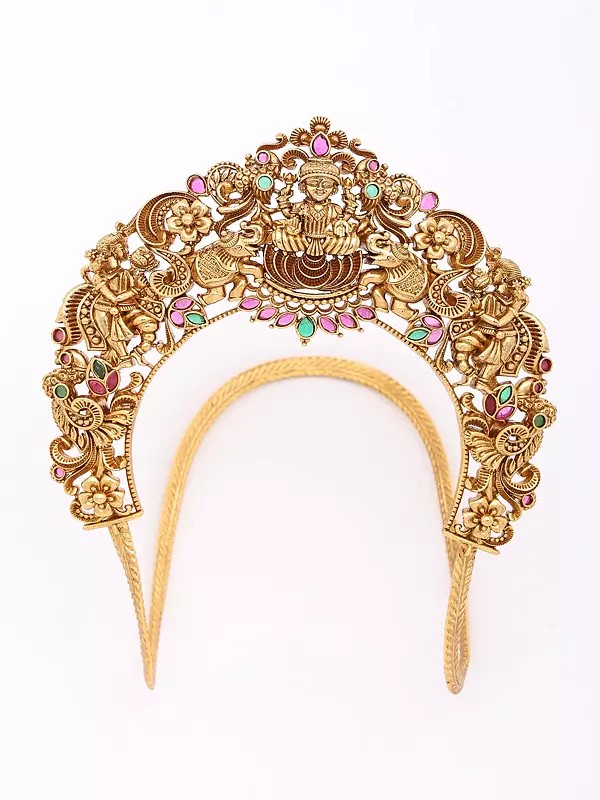 Goddess Lakshmi Traditional South Indian Vanki Armlet (Baju Band)