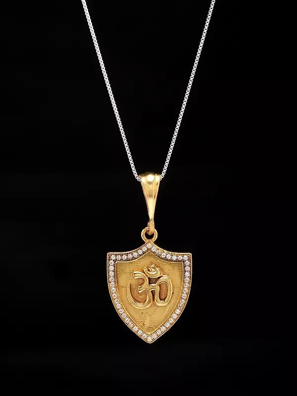 Brass Om Pendant | Religious Jewellery