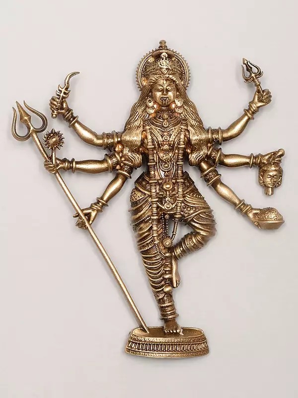 Standing Goddess Kali Brooch