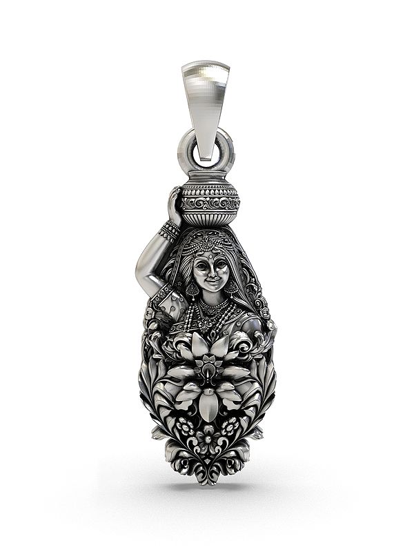 Radha Rani with Matki (Pot) Pendant