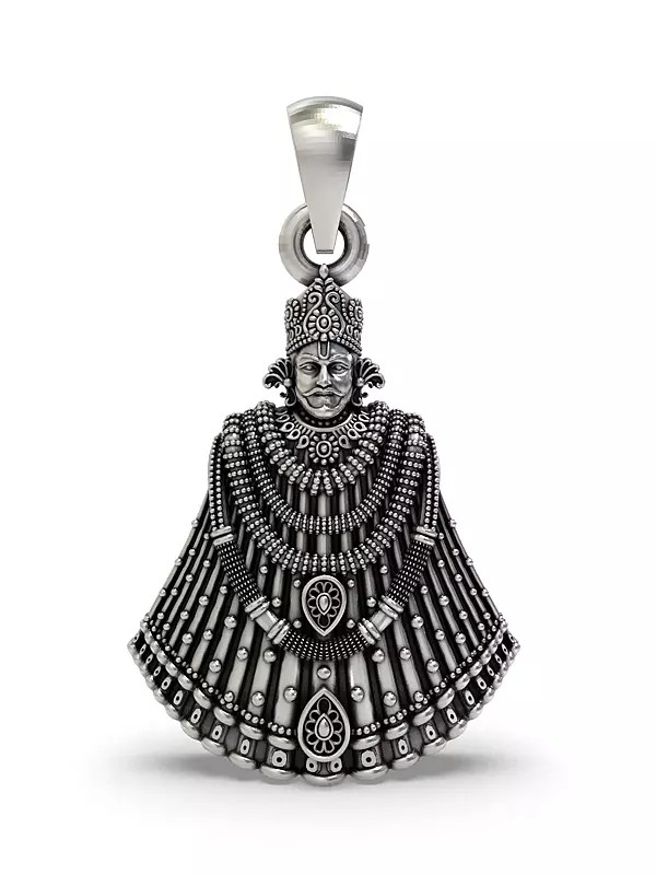 Khatu Shyam Baba Sterling Silver Pendant