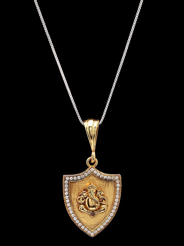 Lord Ganesha Brass Pendant
