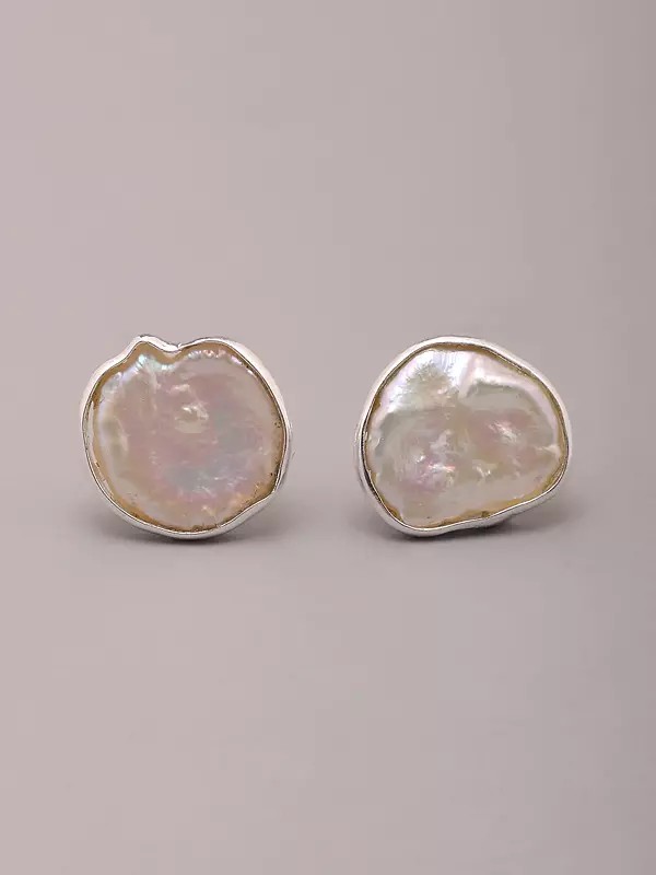 Mother of Pearl Stud Earrings