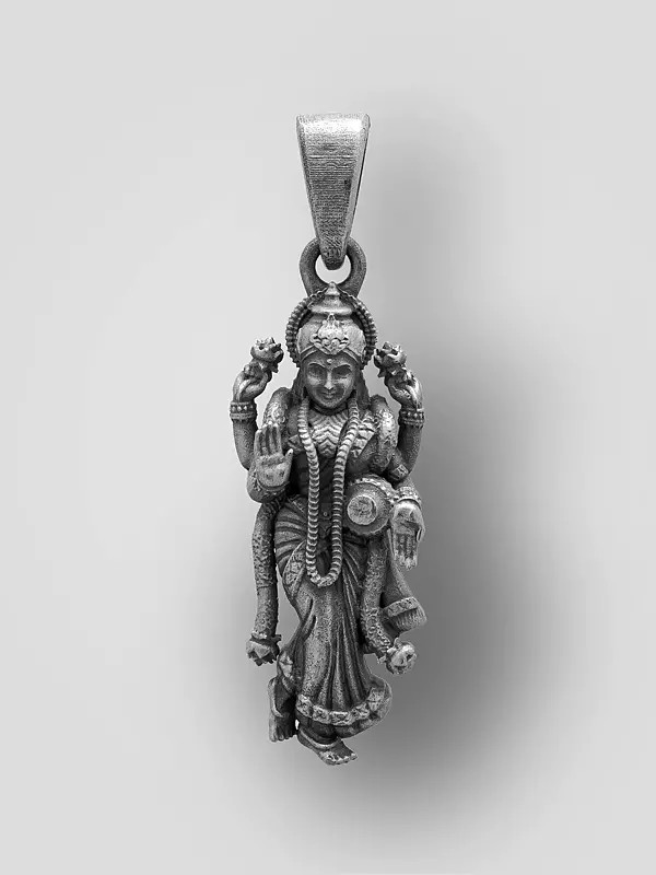 Goddess Lakshmi Antique Finish Pendant