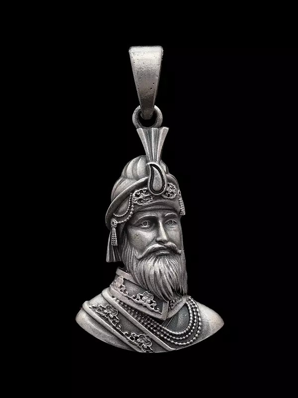 Antique Finish Chhatrapati Shivaji Maharaj Pendant