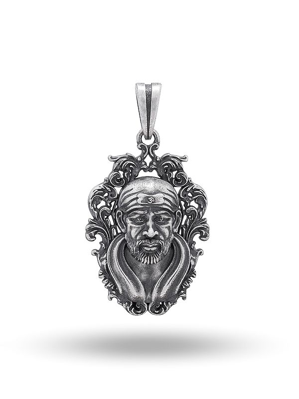 Antique Finish Shirdi Sai Baba Pendant