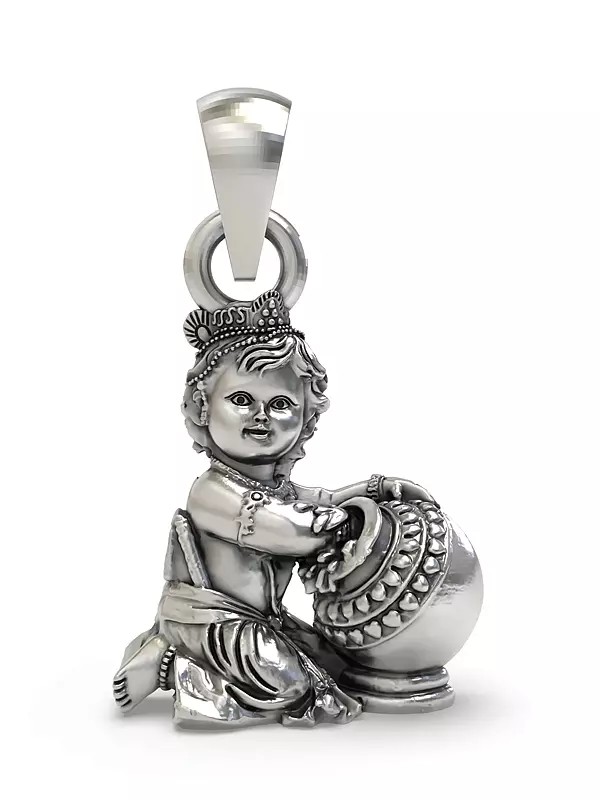 Bal Gopal with Makhan Pendant