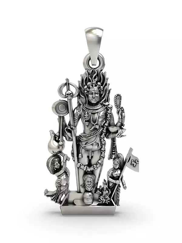 Kaal Bhairava (Fierce Form of Lord Shiva) Pendant
