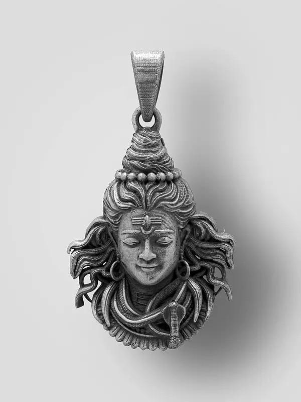Hindu Deity Lord Shiva Face Pendant