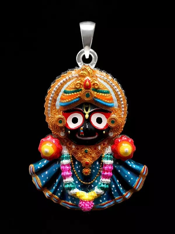 Colorful Enamelled Lord Jagannath Pendant