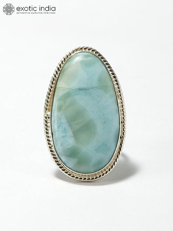 Larimar Gemstone Ring