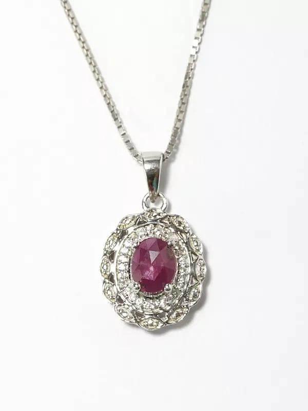 Beautiful Small Ruby Pendant